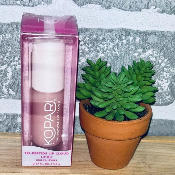 New Kopari Tri-Peptide Lip Cloud Lip Oil 0.17 oz 4.7 g Full Size BNIB Baby Pink - Picture 2 of 2